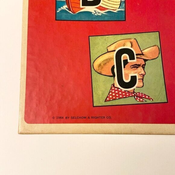 Vintage 1964 Scrabble Crossword Game for Juniors  Selchow and Righter Word Game - Picture 11 of 11